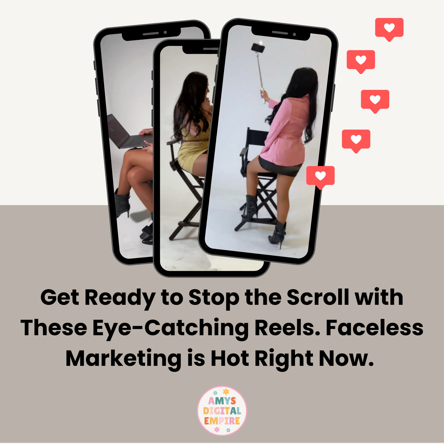 30 Instagram Reels the "Blazers and Heels" Collection with Master Resell Rights and PLR