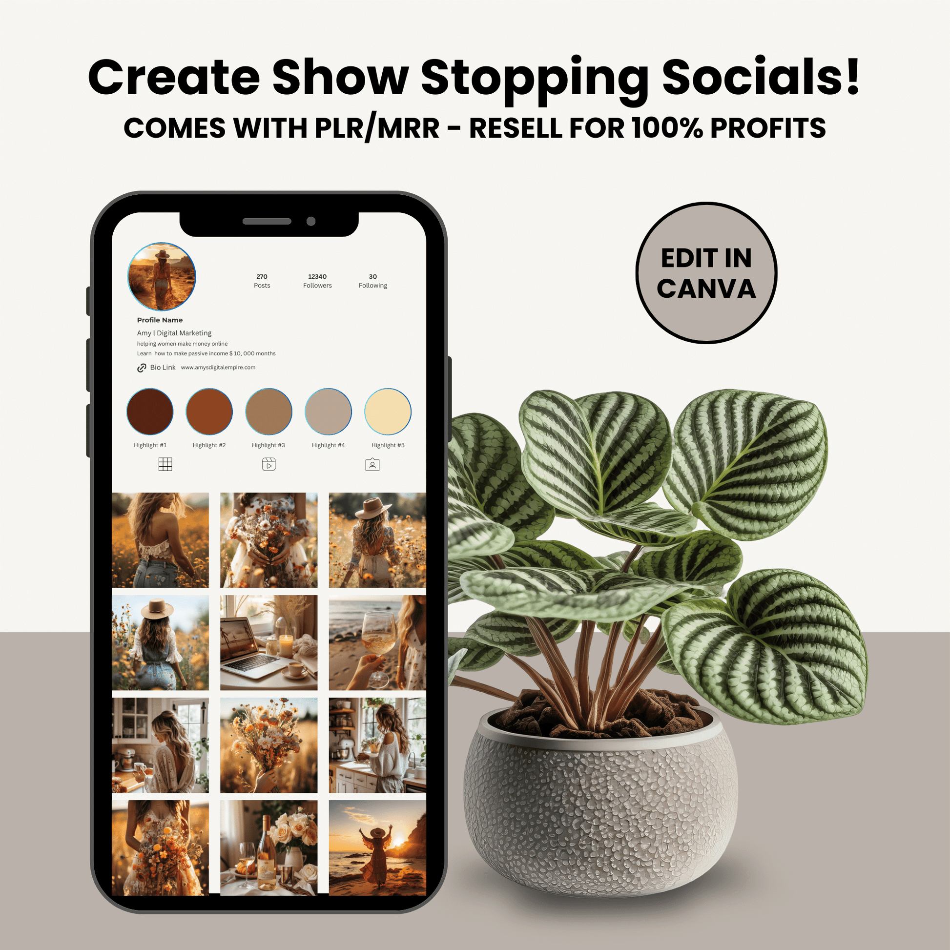 create show stopping socials, with these gorgeous ai generated stock images. level up your branding with a cohesive look. Stock image bundle. Golden Sunset Collection. over 100 images. resell for 100% profits. comes with master resell rights. 