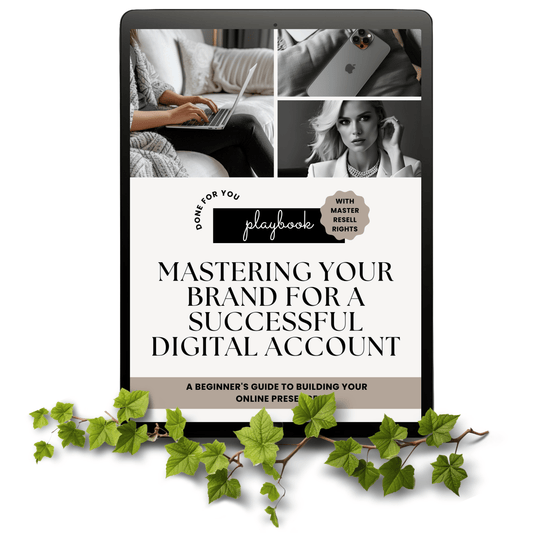 Mastering Your Brand for a Successful Digital Account eBook with MRR and PLR